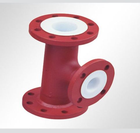 PTFE Lined Reducing Tee in ahmedabad